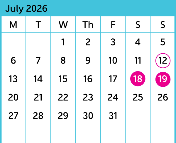JVL calendar