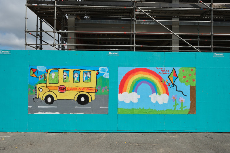 Kauri street art hoardings