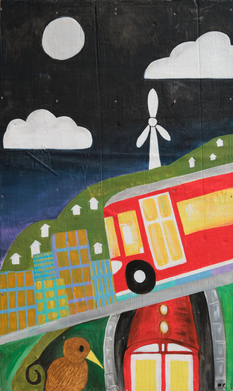 Kauri street art hoardings