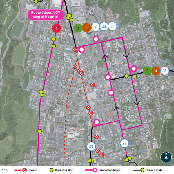 Newtown Festival Detour Map