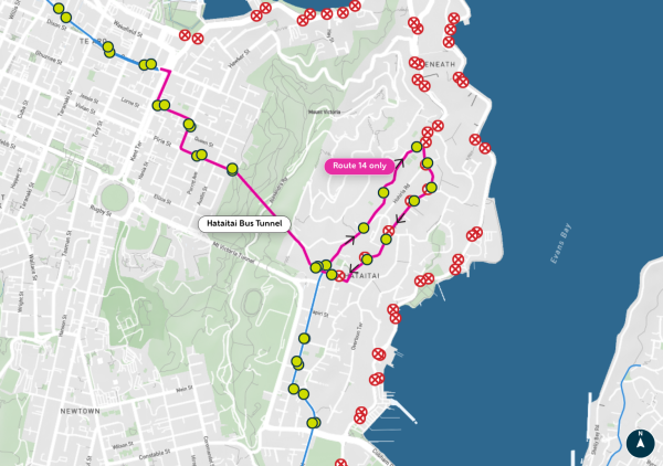 Route 14 and 24 detour map